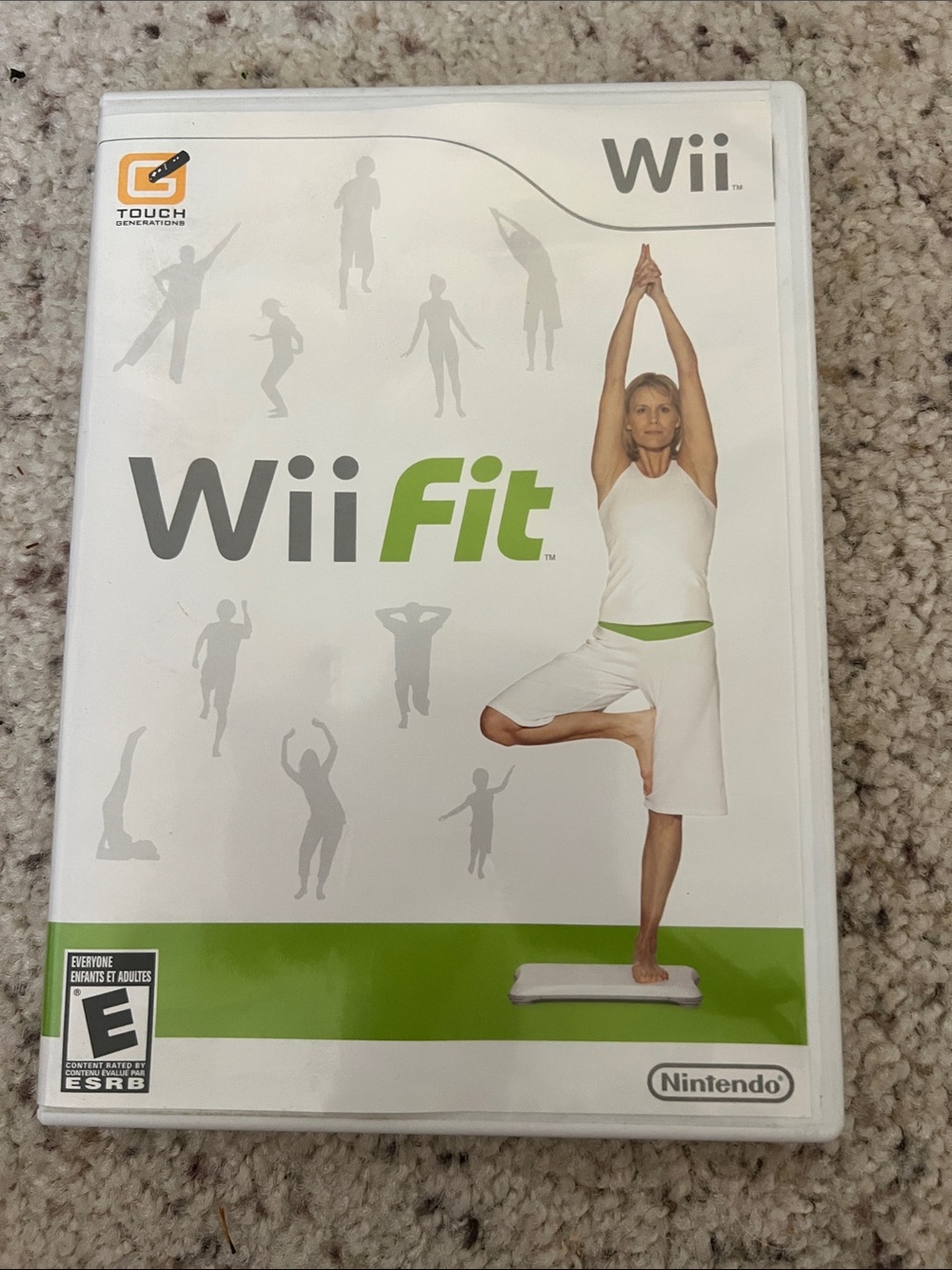 Nintendo Wii Fit (White, Green) - Balance & Yoga Fitness Game